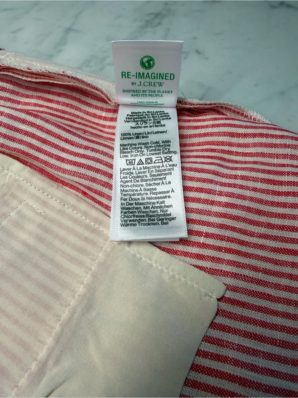 J. Crew Linen Harbor Shorts in Red Stripe Size XS